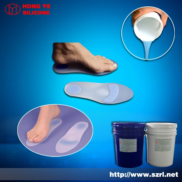 Environmental Protect Low Hardness Transparent RTV-2 Silicone Rubber for Making Shoe Accesories Addition Cure Silicone