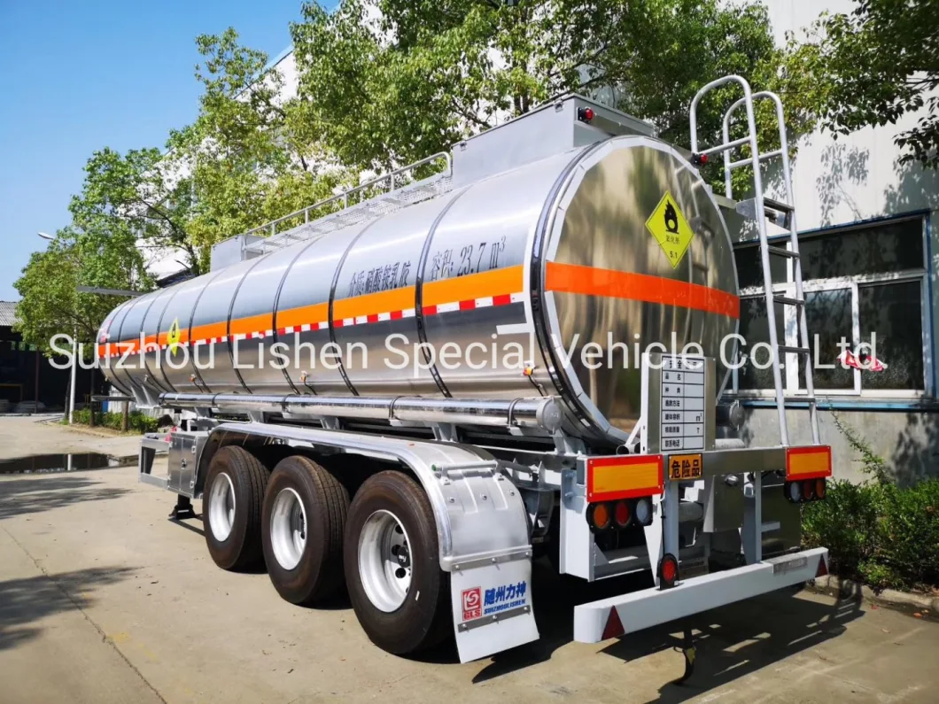 Tri Axles Emulsion Tank Trailer for Liquid Molten Sulfur (Road Tanker) Transport Solution 20cbm 30m3 25000-30000L Ammonium Nitrate Emulsion Tanker Semi Trailer