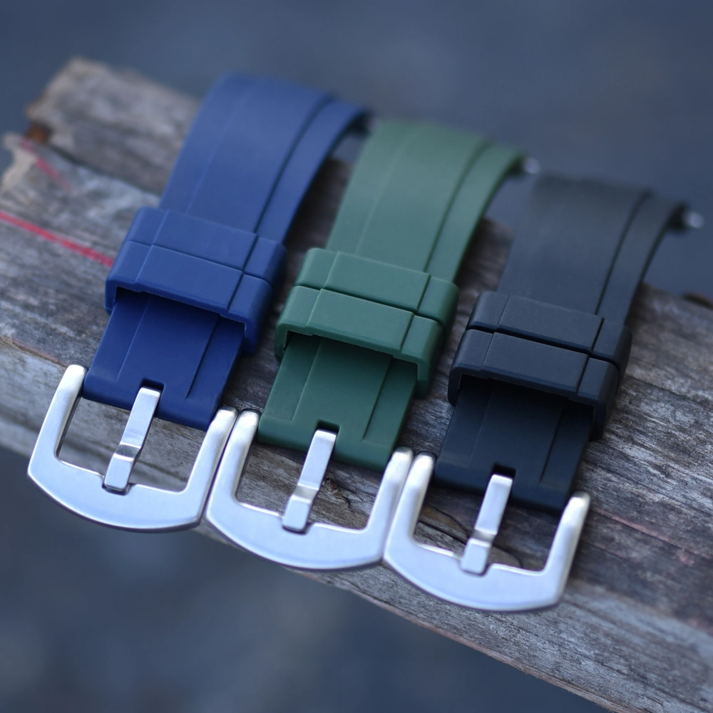 Quick Release Waterproof Tpsiv Rubber Silicone Wrist Watch Band Strap