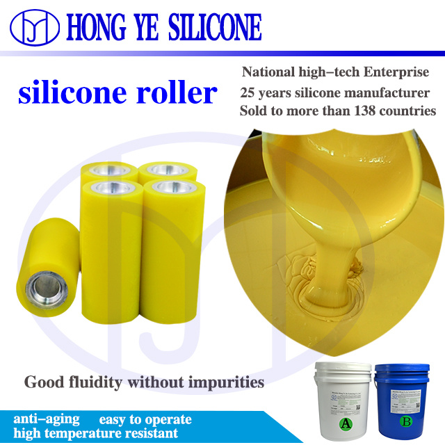 Environmental Good Resilience Not Leaking Oil RTV Liquid Silicone Rubber for Silicone Roller Making