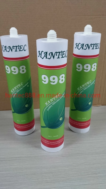 Colorful Acetic Silicone Sealant/Silicone Rubber Based/Fish Tank and Crystal Glue