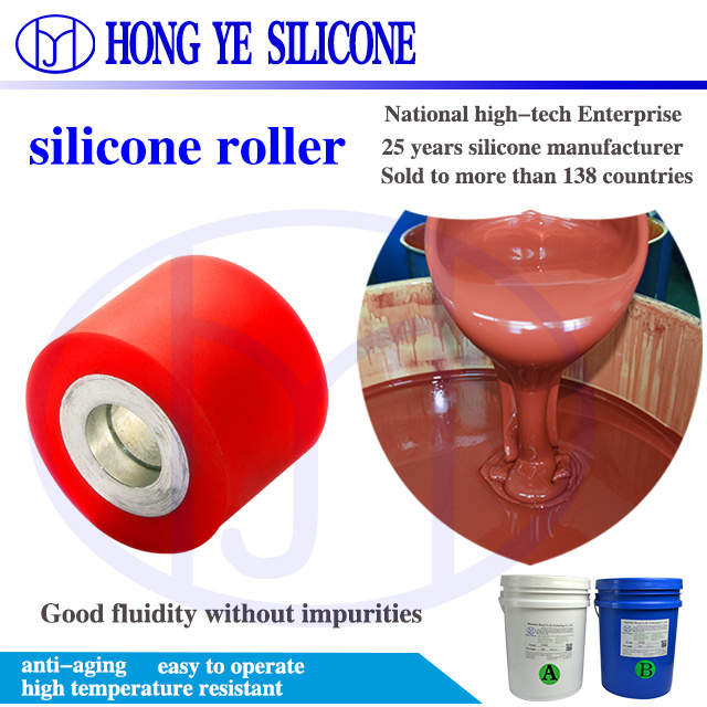 Environmental Good Resilience Not Leaking Oil RTV Liquid Silicone Rubber for Silicone Roller Making