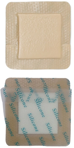 Waterproof Self-Adherent Silicone Foam Dressing Hydrophilic Wound Dressing for Moist Healing