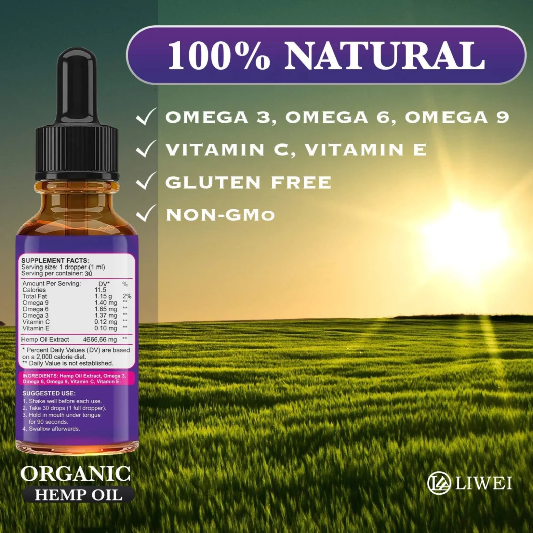 OEM Private Label Organic Pain Relief Full Spectrum Cbd Hemp Oil Seed Oil