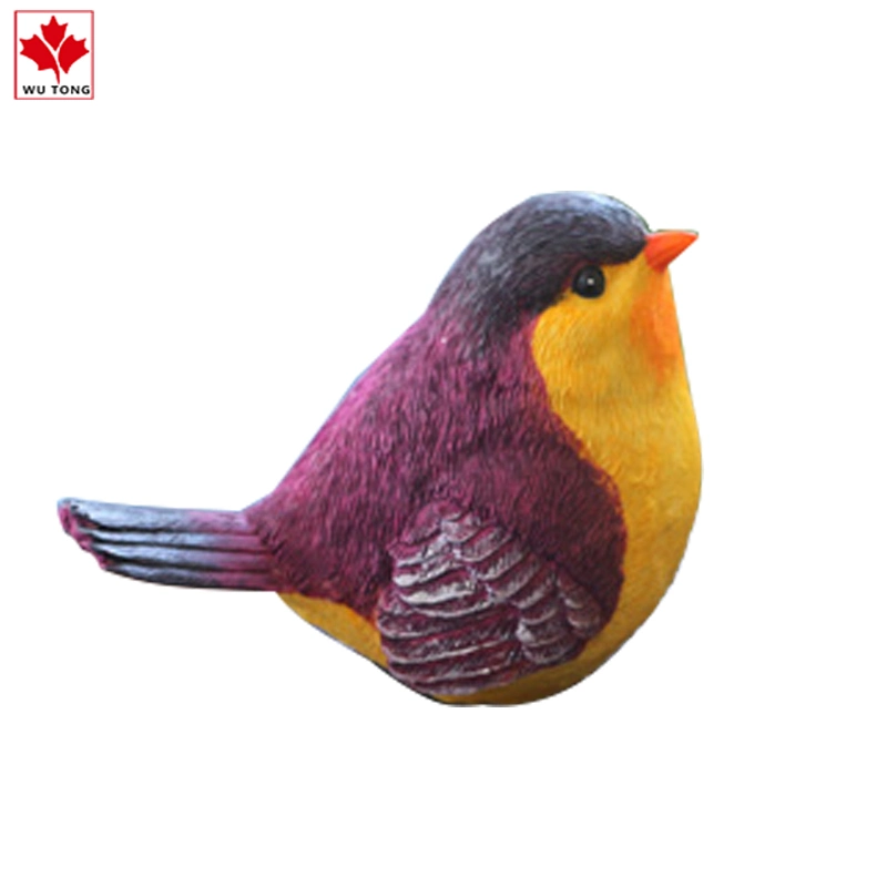 Decoration British Bird Robin Resin Bird Figurine