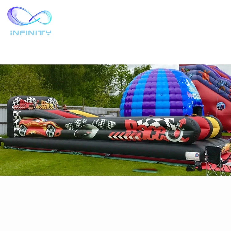 Popular Inflatable 3-Lane Bungee Run Bungee Run Inflatable Teenager Sport Game for Sale