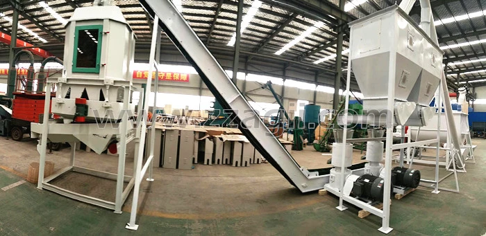 Small Flat Die Livestock Chicken Duck Feed Processing Line for Poultry Food