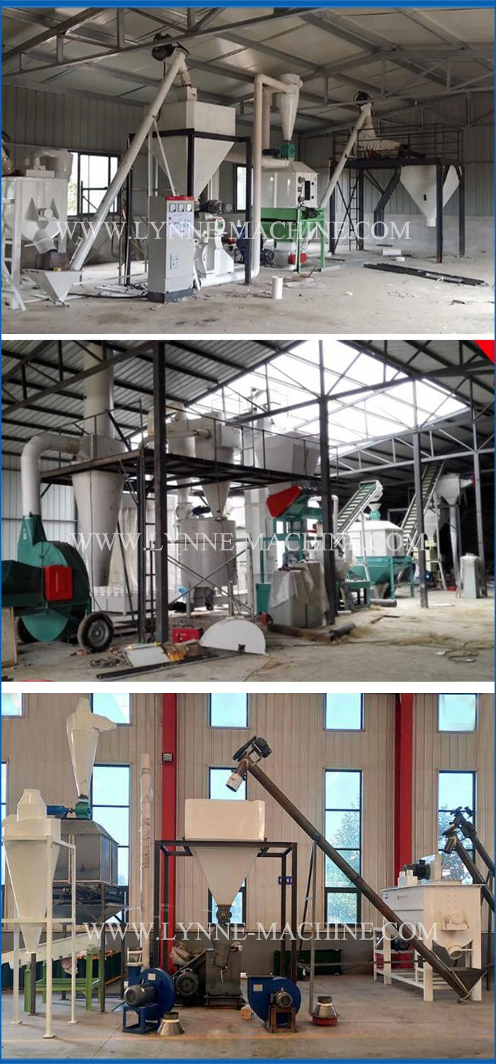 1ton 500kg Small Poultry Dairy Farm Chicken/Cow Pellet Feed Plant