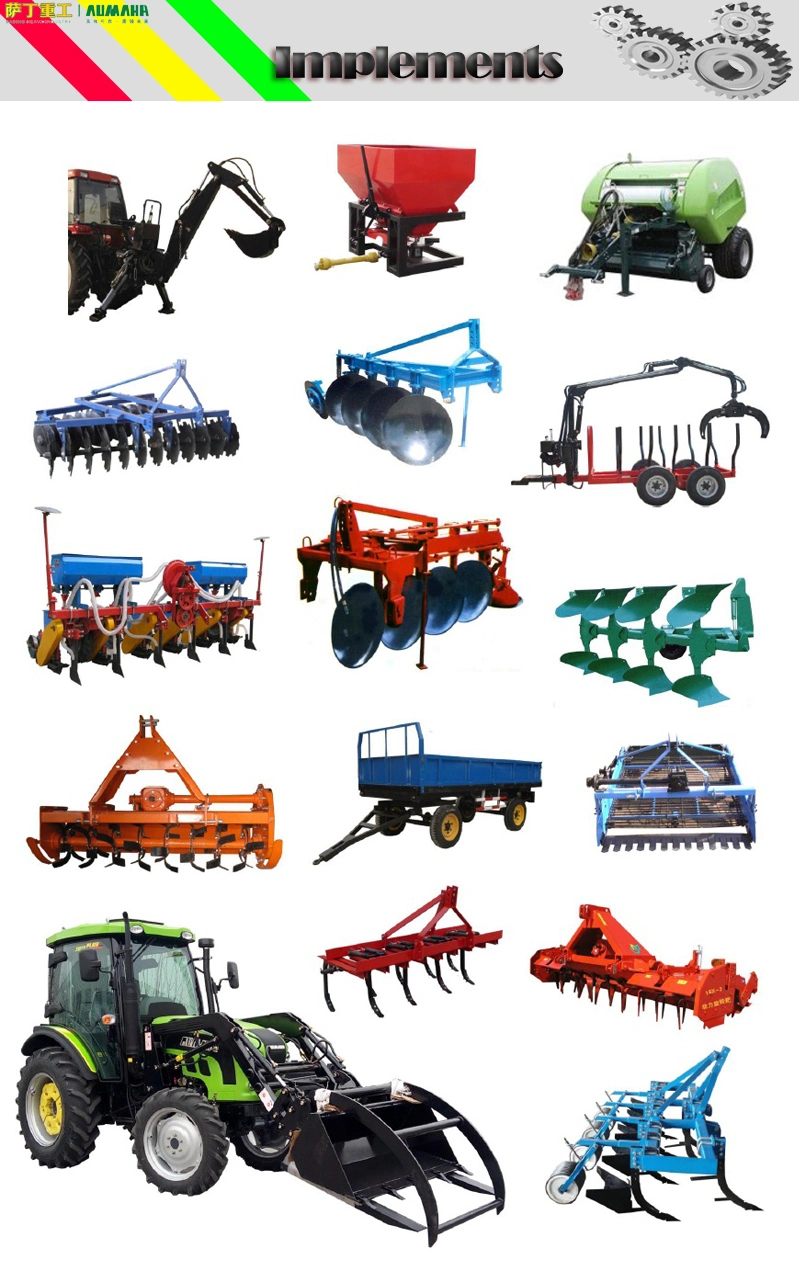 Factory Supply Woods/Paddy-Field/Farm 80/90/100HP Tractor Agriculture Tractor