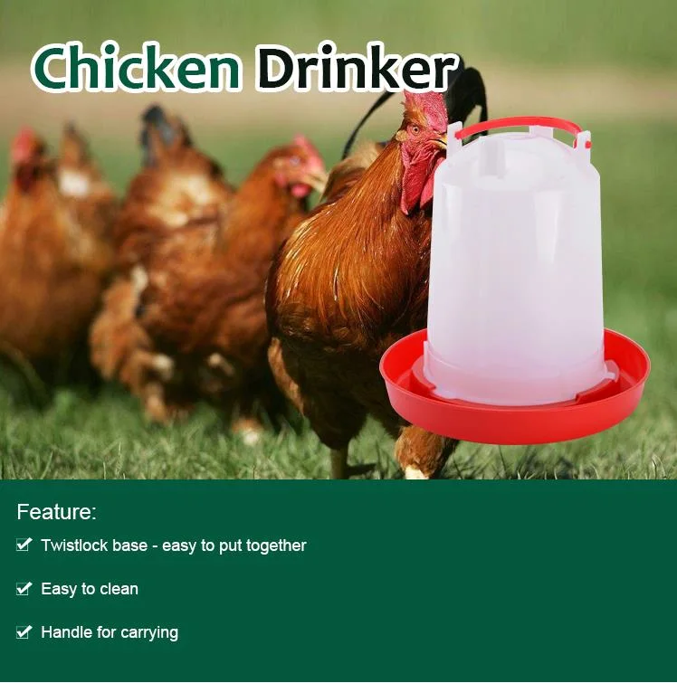 Plastic Bird Drinkers Chicken Feeders for Chicken House Poultry Farm Equipment