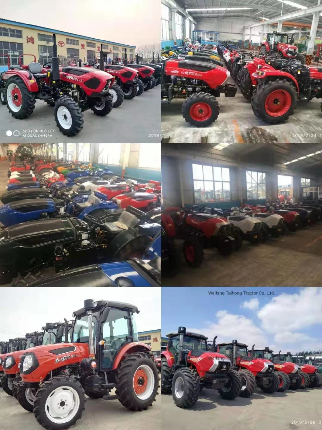 Factory Supply 150HP 4WD Tractor Walking Tractor/Mini/Diesel/Agricultural Machine Farm Tractors