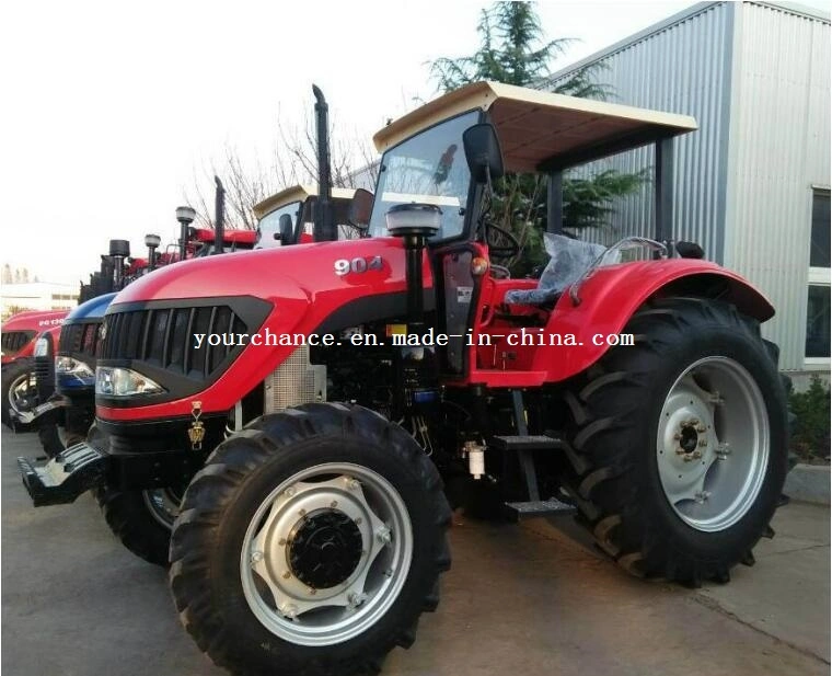 Dq904 China Tractor Manufacturer Supply 90HP 4WD Agricultural Wheel Farm Tractor with Canopy