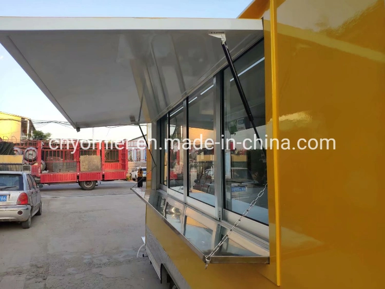 Advanced Design Mobile Roast Chicken Kebab BBQ Food Truck