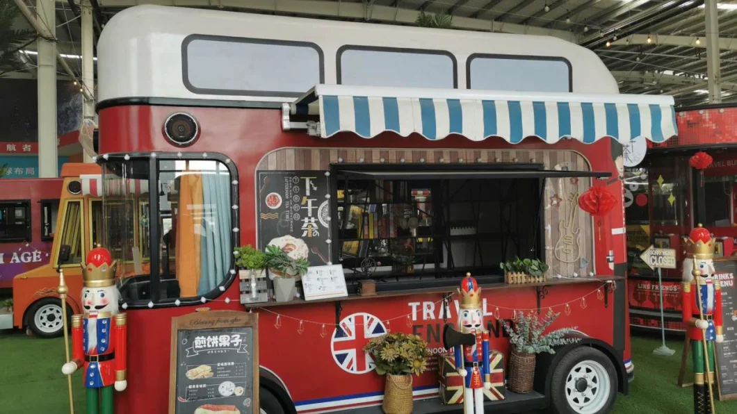 Mobile Fried Chicken Truck Snack Electric Food Cart in UK