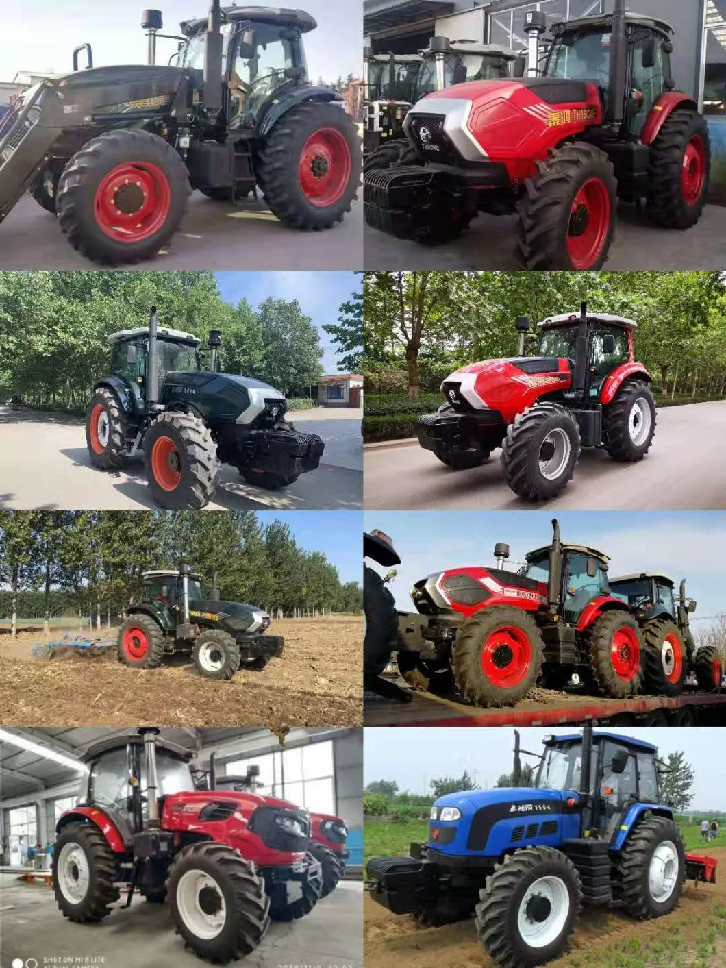 Factory Supply 150HP 4WD Tractor Walking Tractor/Mini/Diesel/Agricultural Machine Farm Tractors