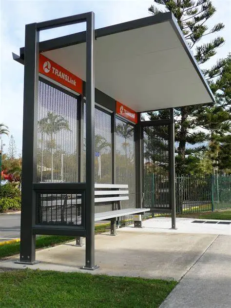 Customized Stainless Steel Bus Shelter Bus Station Shelter