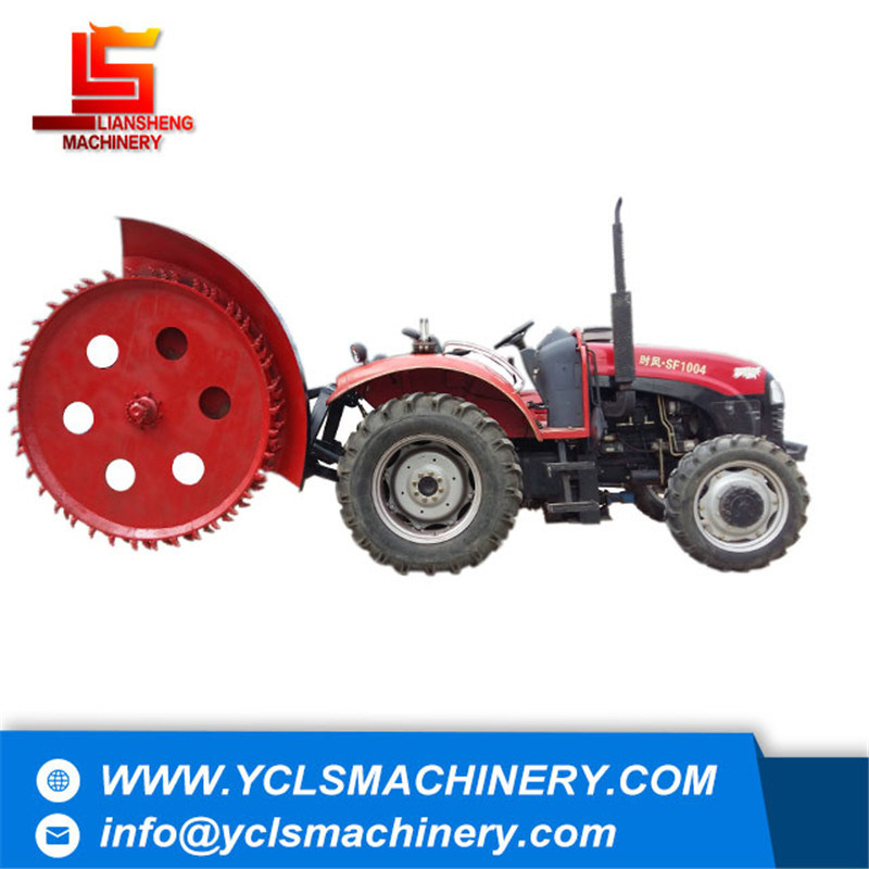 Diesel Engine Slotting Trenching 400m/H Rock Asphalt Disc Trencher Wheels Tractor Ditcher