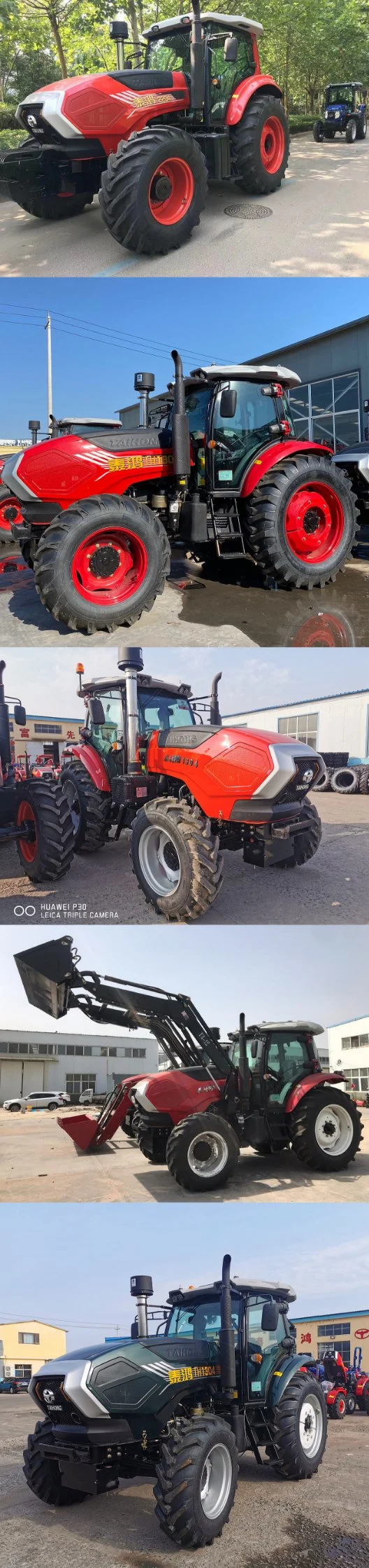 China Factory Supply 150HP 4WD Agriculture Tractor Compact Mini Tractor Walking Diesel Farm Tractor