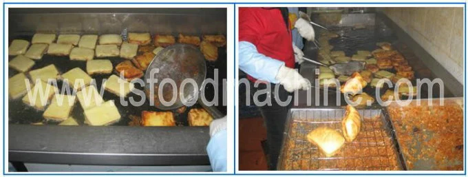 Small Chicken and Chicken Burger Deep Fryer and Frying Machine