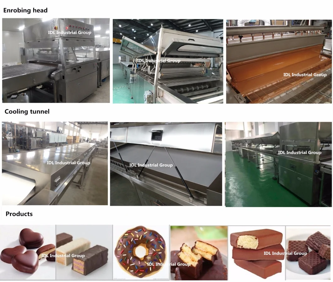 Full Automatic Coating Machine for Snack Food Like Sugar Bars, Cereal Bars, Wafer Bars