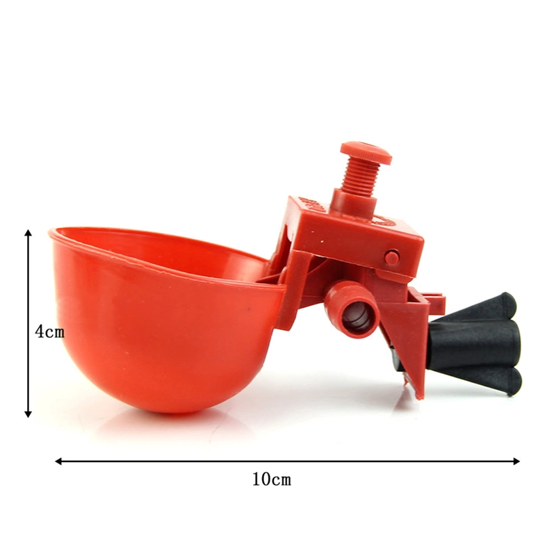 5PCS Automatic Bird Coop Feed Poultry Water Drinking Cups Plastic Chicken Fowl Drinker Cups Hanging Chicken Ant Farm Beauty Tool