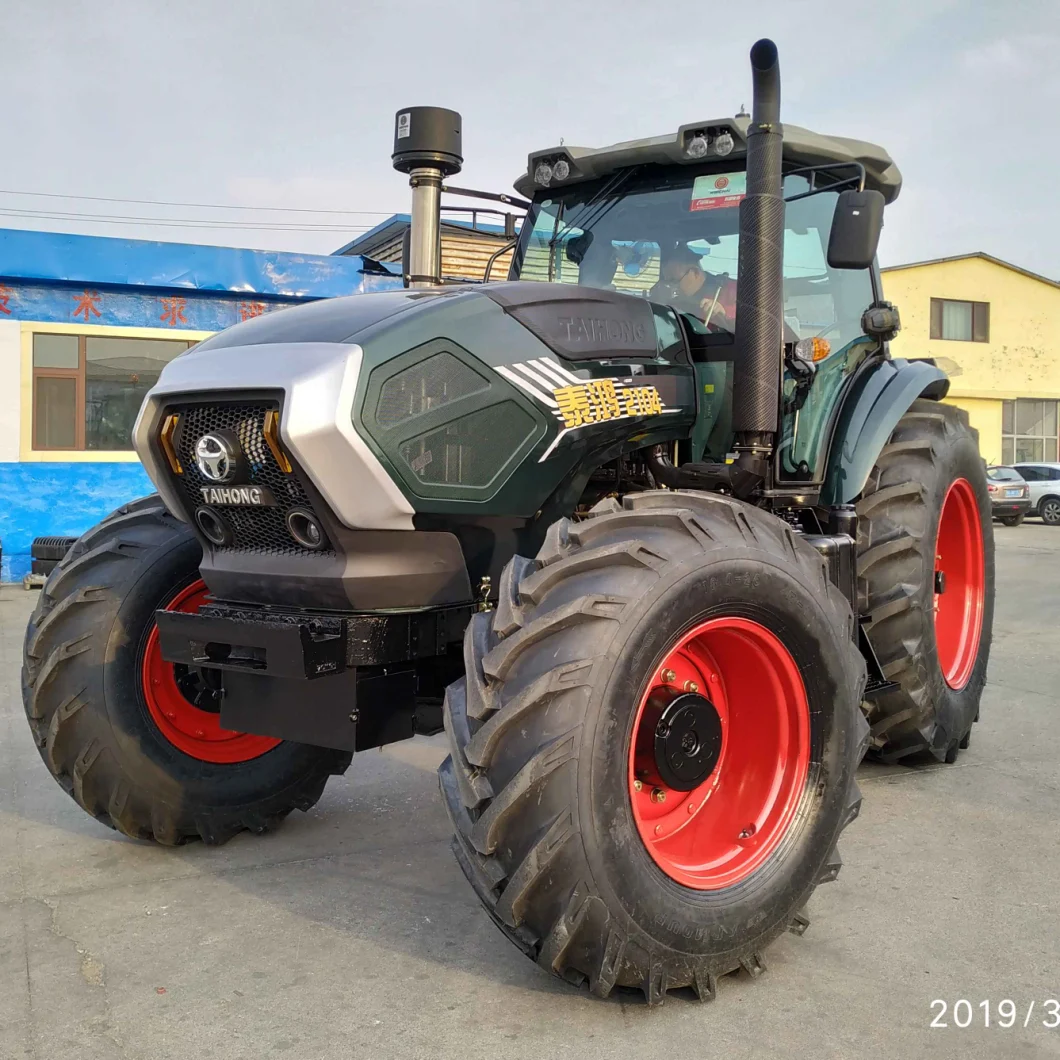 CE Factory Tractor Supply Agricultural 150HP 180HP 200HP 220HP 240HP 260HP Farm Tractor with Bakhoe Loader