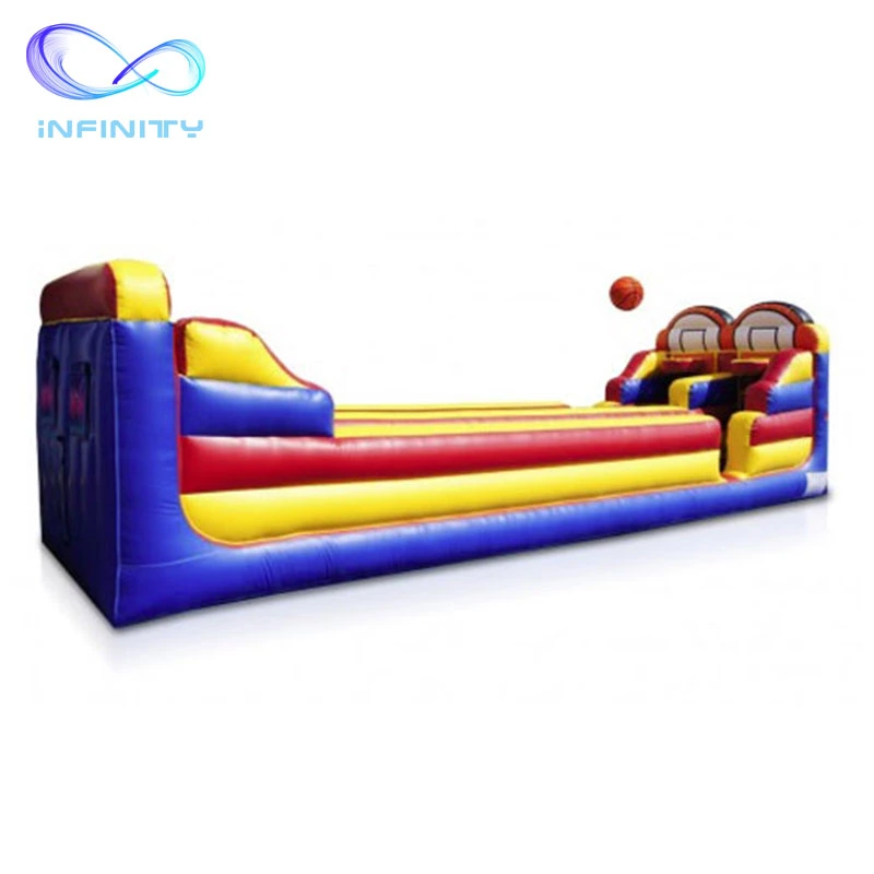 China Manufacturer Inflatable Sport Game Bungee Run Inflatable 3-Lane Bungee Run Inflatable