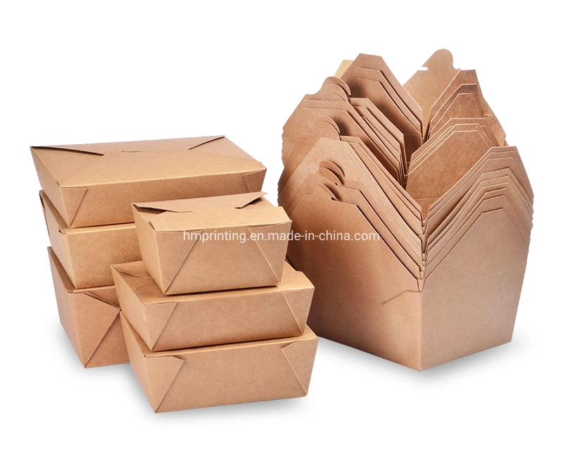 Wholesale Disposable Cardboard Paper Take Away Fried Chicken Packaging Boxes with Custom Logo Printing