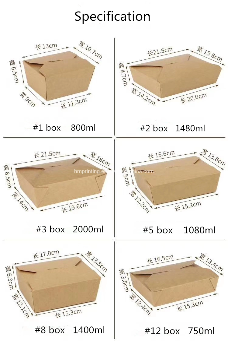 Wholesale Disposable Cardboard Paper Take Away Fried Chicken Packaging Boxes with Custom Logo Printing