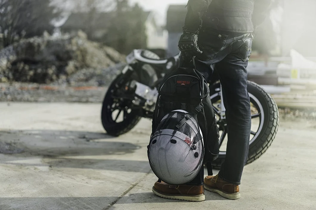 Lightweight Motorcycle Helmet School Laptop Backpack