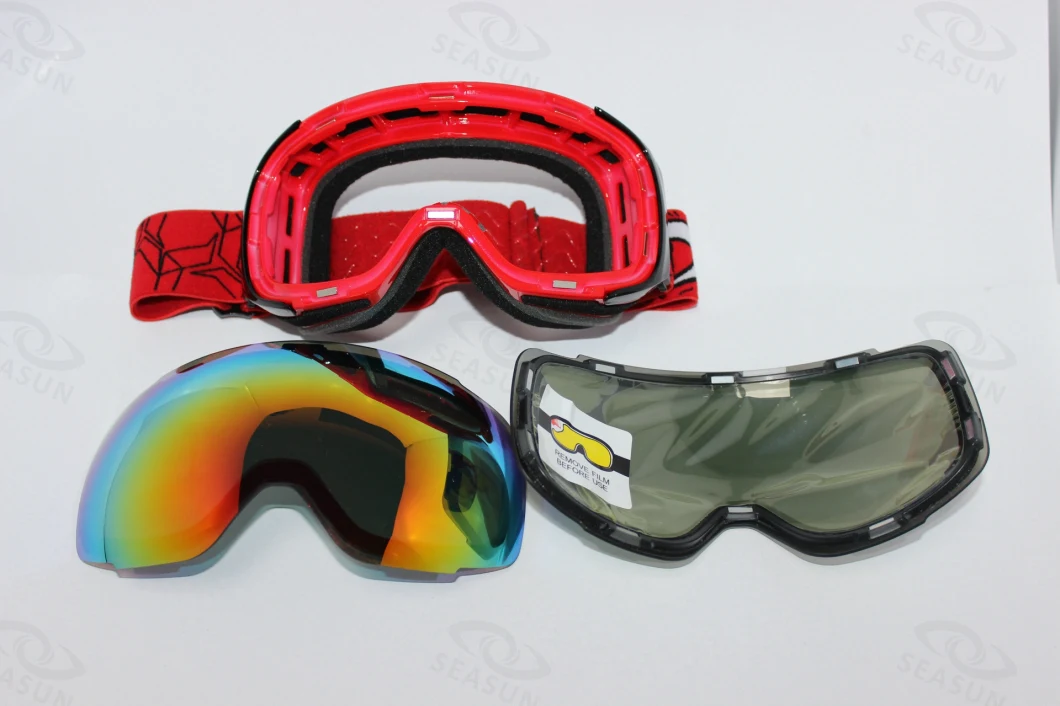 Professional Magneticdesign Winter Sports Snow Goggles Custom Logo Ski Goggles