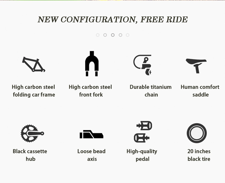 Hot Sale Quality 20'' Folding Bike Aluminum Folding Bicycle 7 Speed Folding Bike Foldable Bike