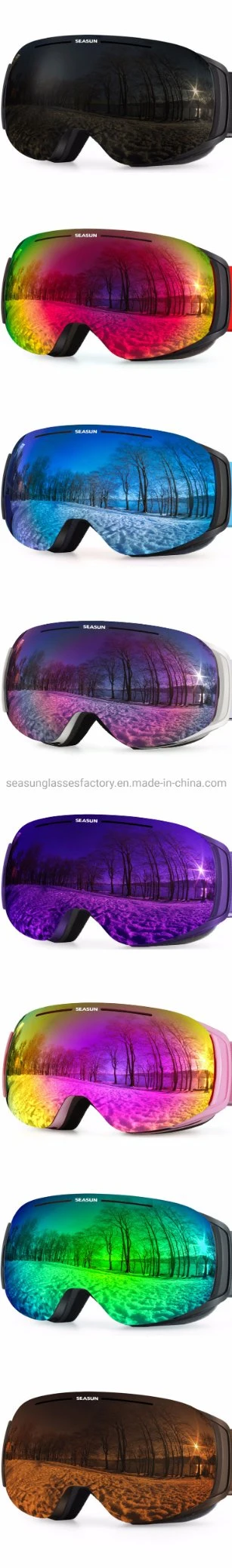 2019 New Designer Outdoor Snow Sports Snowboard Ski Goggles