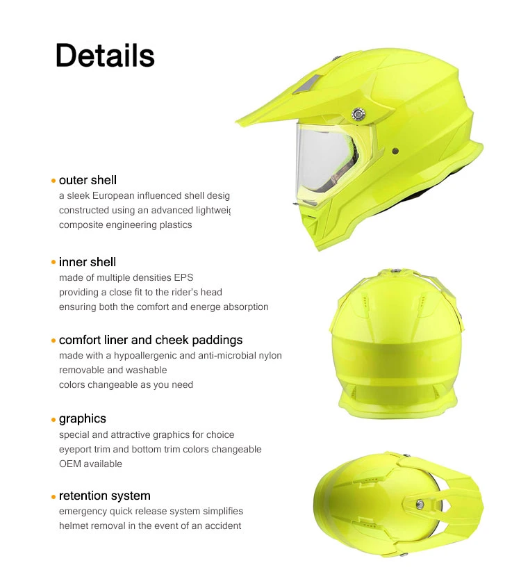 DOT/ECE Factory Motorcycle Helmets with Good Price Full Face Helmets