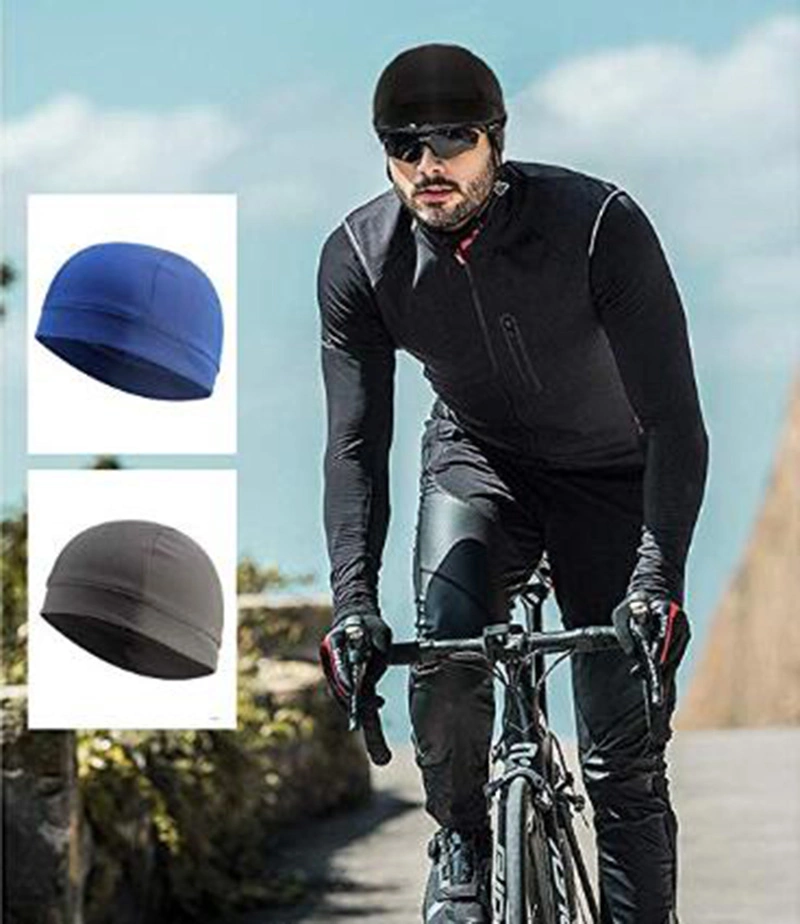 Warming Skull Cap Helmet Liner Sweat Wicking Cycling Running Hat Quick Dry Winter Beanie Hat for Men Women Esg13016