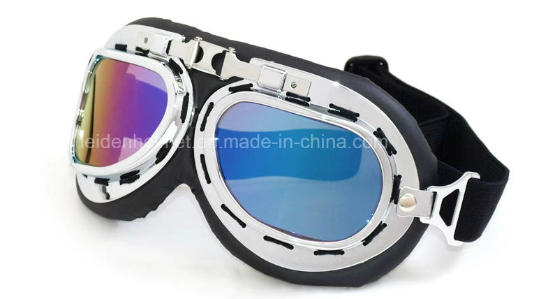 High Quality Open Face Helmet Goggles with Colorful Visor