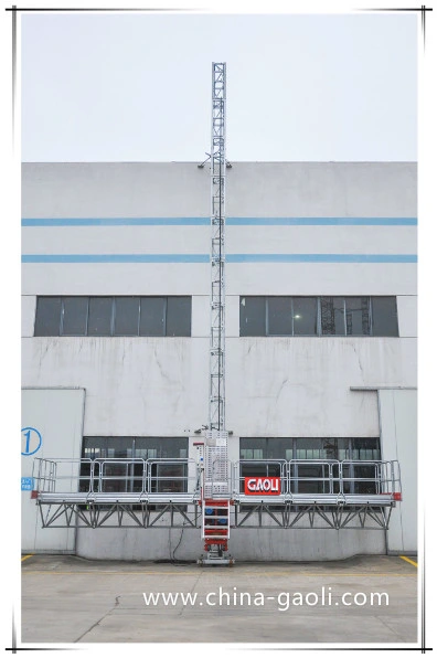 Factory Price Hoisting Equipment Mast Climbing Work Platform