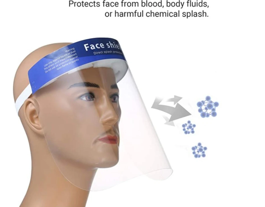 Factory in Stock Protection Full Face Helmet Pet Protective Mask Direct Splash Protection Face Shield Virus Use Face Shields