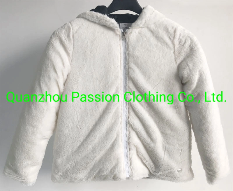 High Quality Customized Kids Faux Fur Coats Fake Fur Wholesale Factory