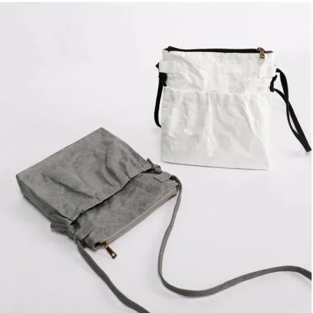 Tyvek Paper Crossbody Shopping Handle Bag