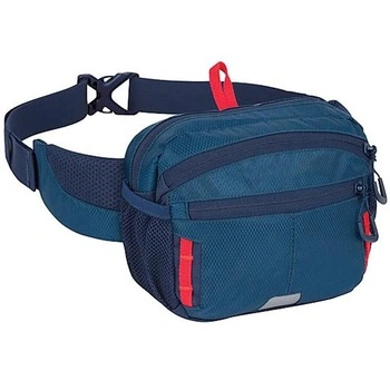 Navy Waist Pack Large Compartment Hosts Internal Mesh Pouch Fanny Pack