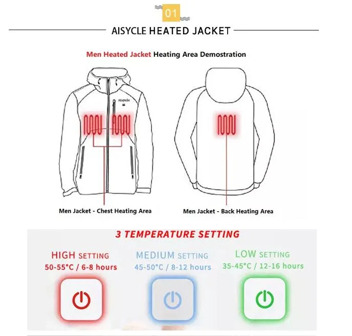 Fashion Mens Womens Children Heating Vest USB Battery Vest for Winter Outdoor Activities