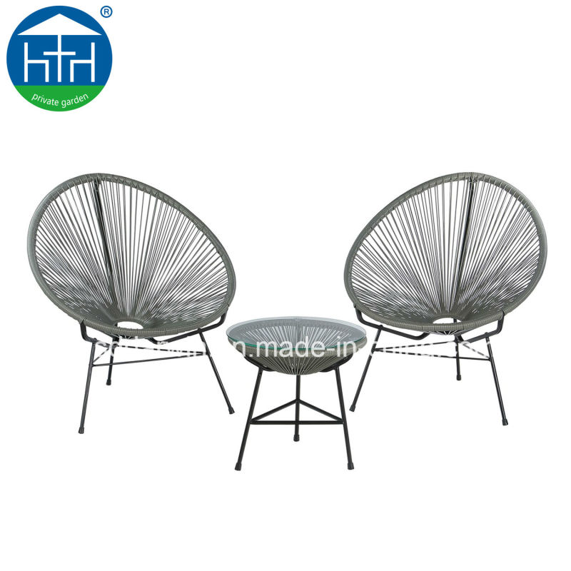 fashion Leisure Outdoor Chair/Steel Frame with Plastic Rope Acapulco Chair