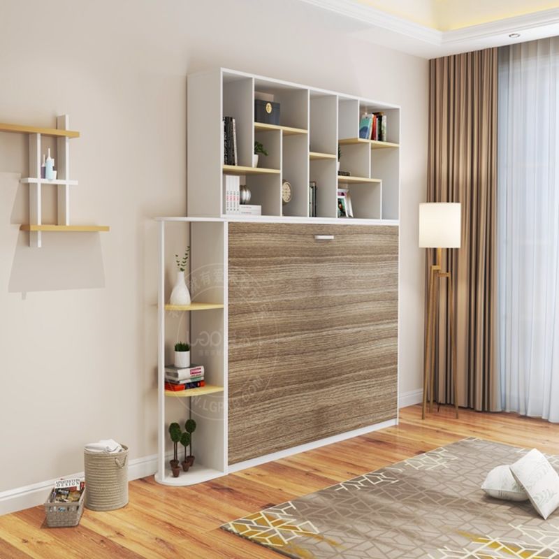 Bed Rooms Modern Horizontal Wall and Wardrobe Bunks Wall Mounted Smart Furniture Bed Murphy Bed Space Saving Home Furniture