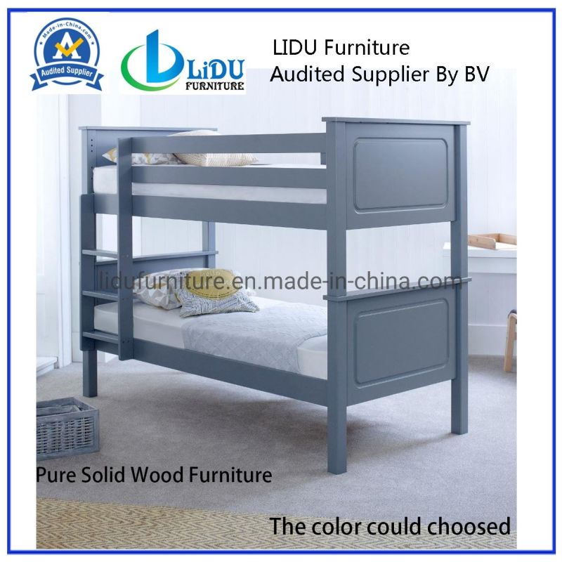 Solid Wood Bed for Home Furniture King and Queen Bed Frame