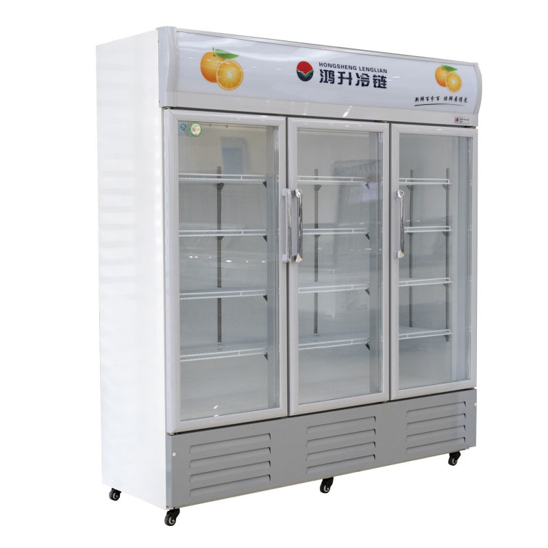 Upright Beverage Display Showcase Cooler for Sale