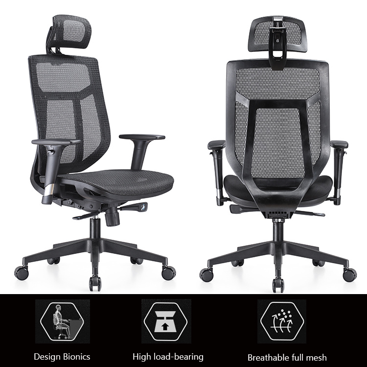 Full Mesh Chairs Executive Swivel Chair Ergonomic Office Furniture