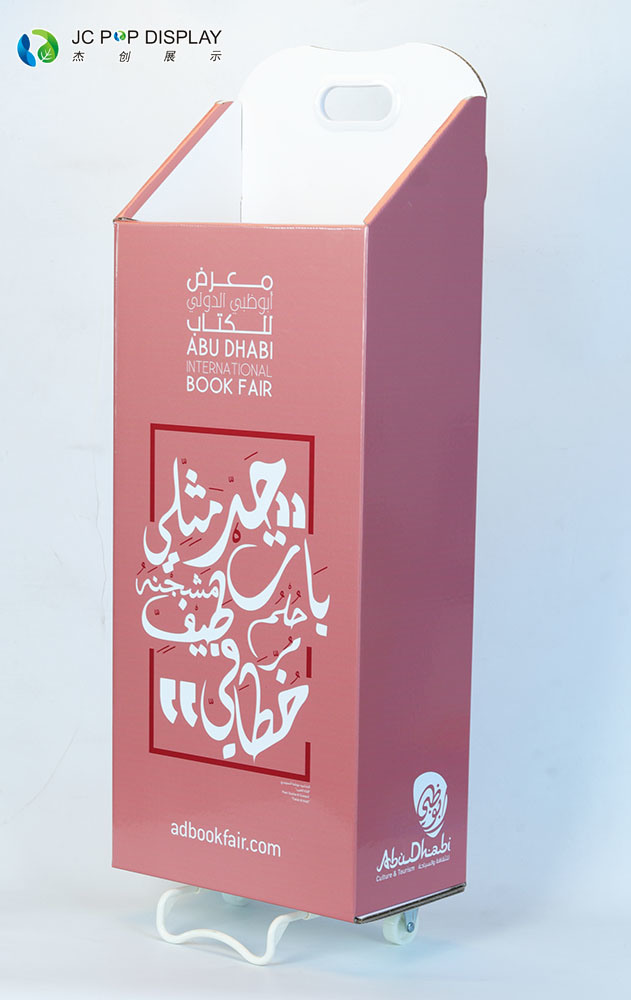 Exhibition Trolley Box, Corrugated Paper Box for Exhibition Merchandising