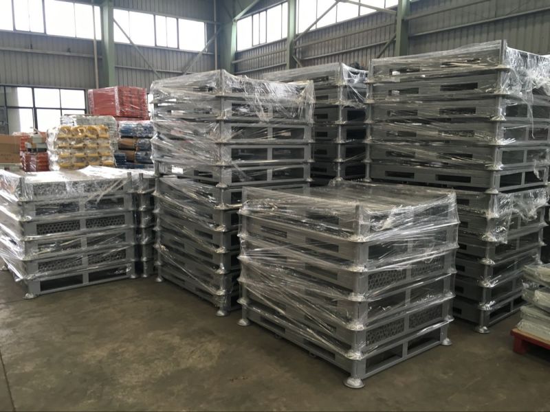 Stackable Stacking Steel Pallet Racks for Loading Steel Tupes & Pipe