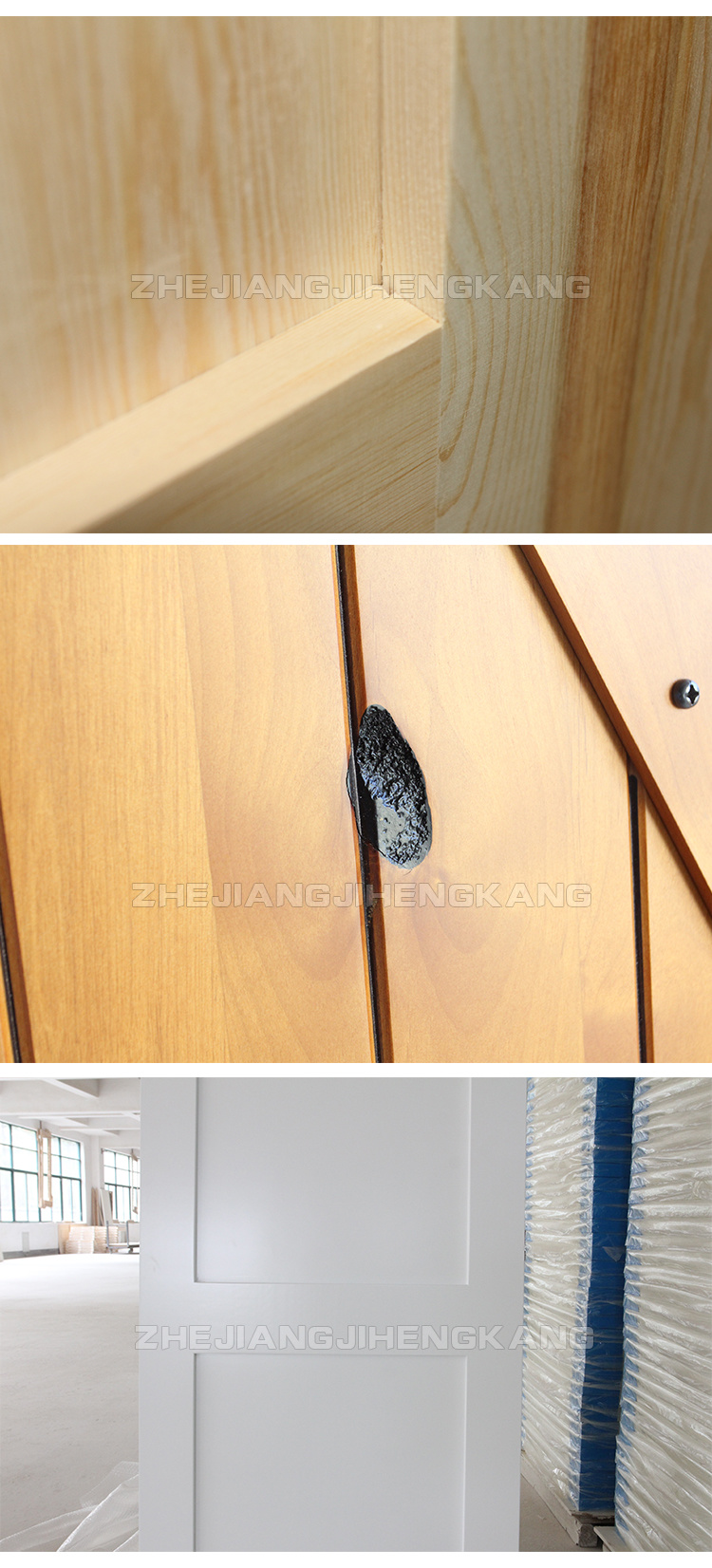 Interior Doors with Frames Pine Wood Shaker Door Pre Hung